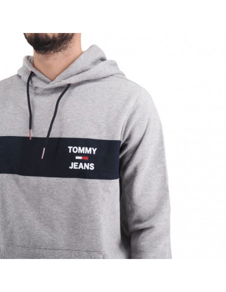 Tommy Jeans Pánská mikina Tommy Jeans - šedá - 3